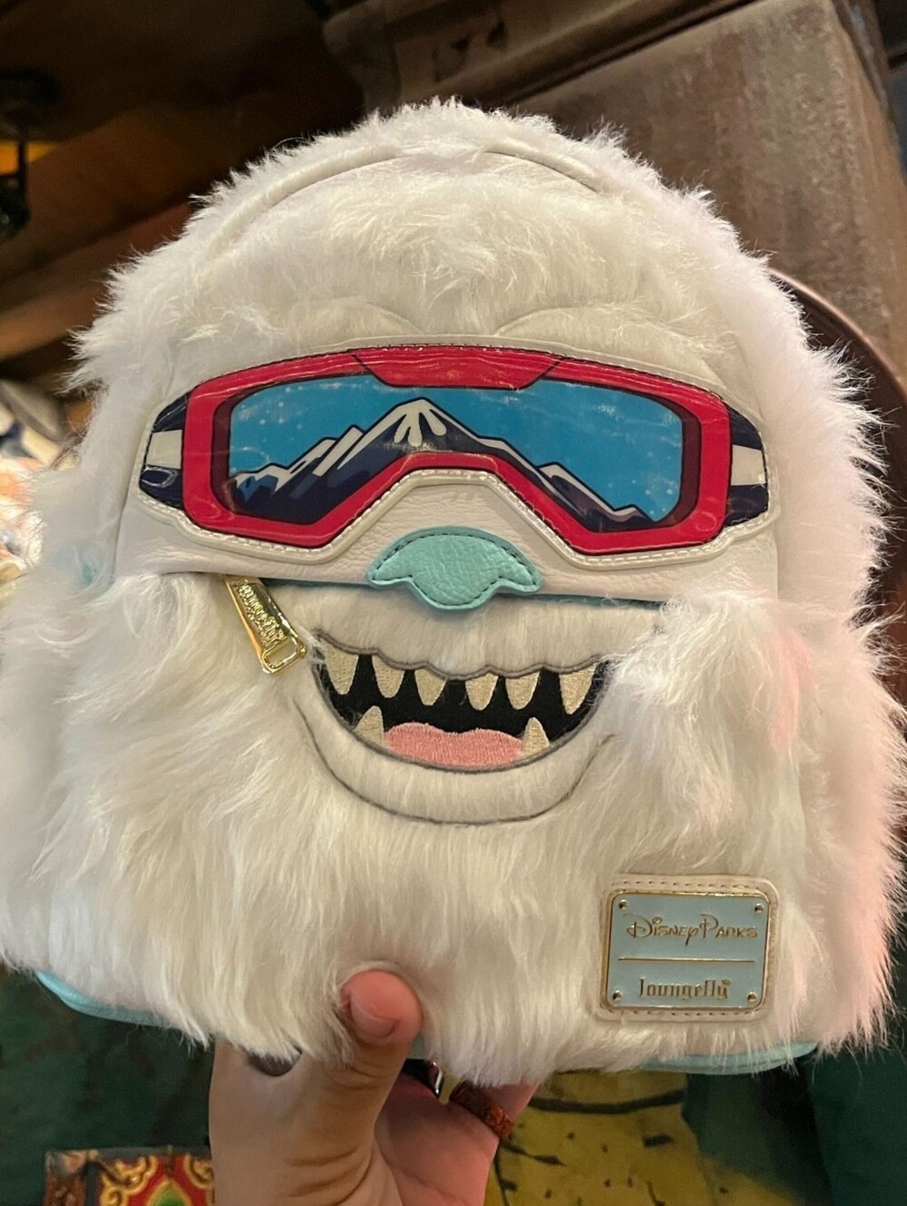 NWT Disney Parks Loungefly Expedition Everest Yeti Backpack- Animal Kingdom Excl